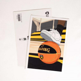 Carte postale basket